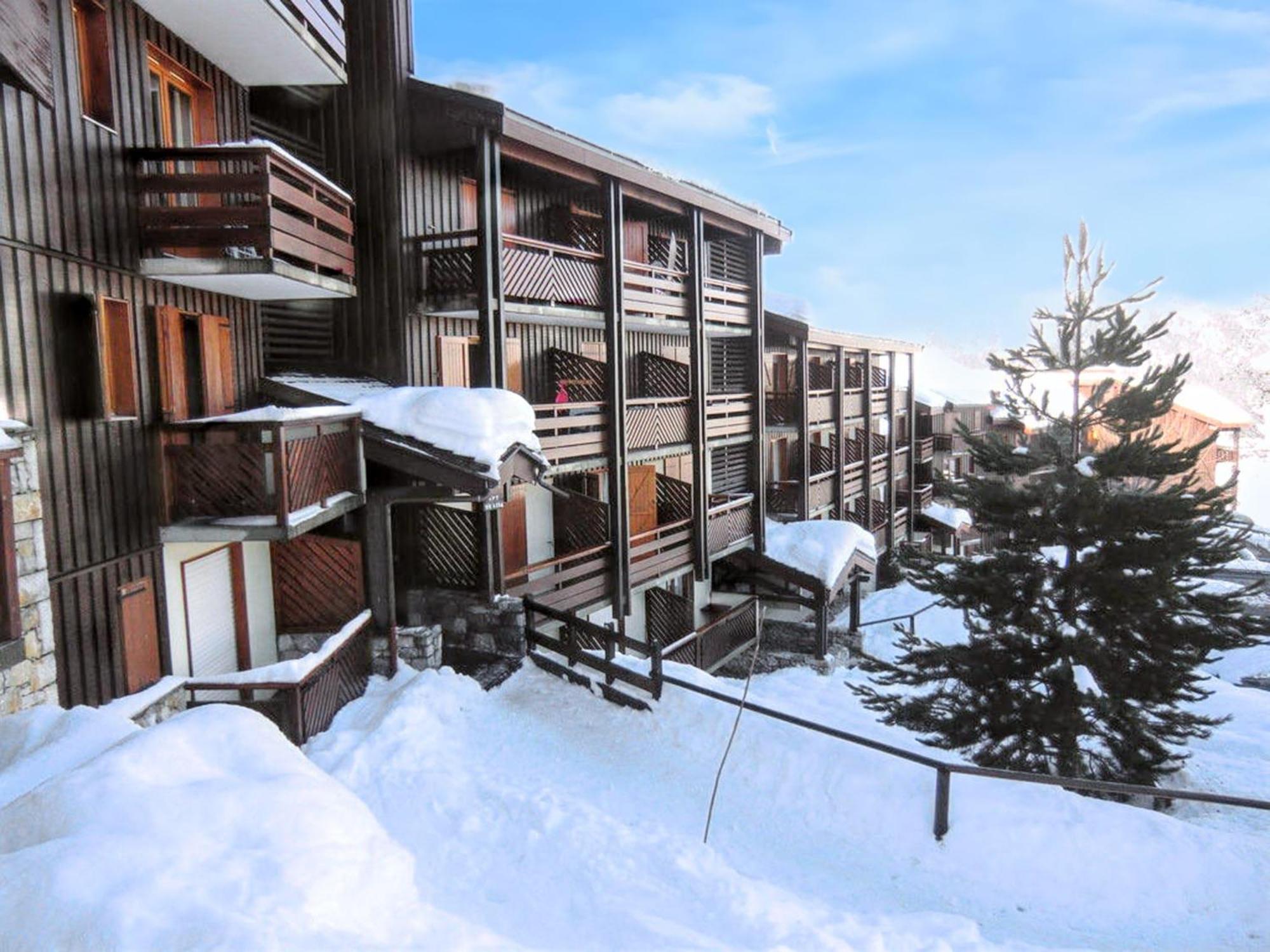 Appartement de 2 chambres avec terrasse amenagee a La plagne Extérieur photo